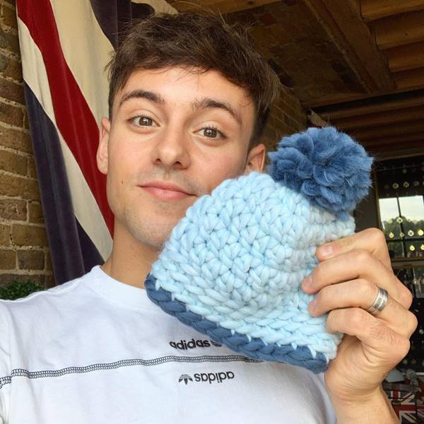 Gorro de tricô de Tom Daley