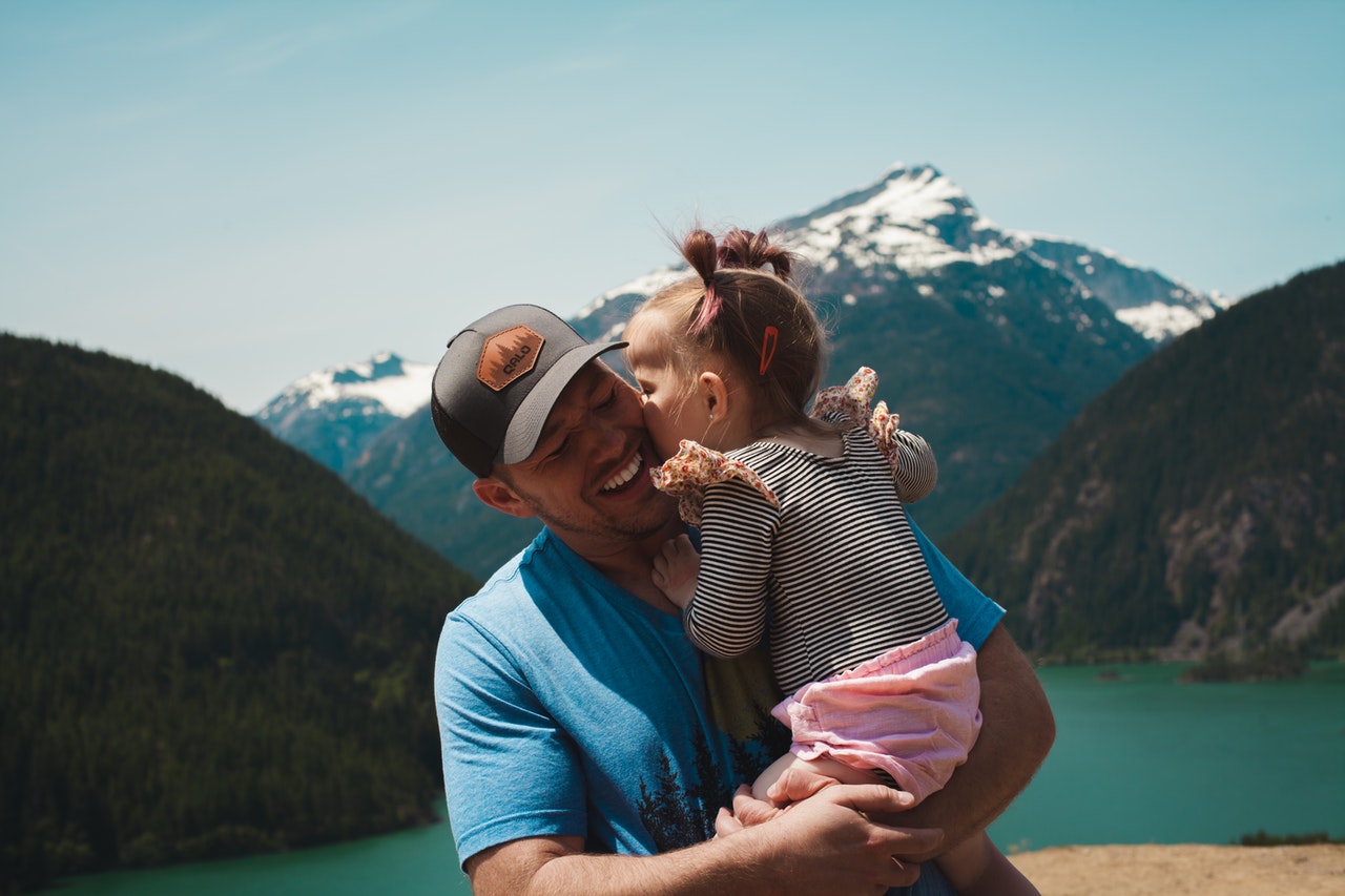 pai filha menina criança