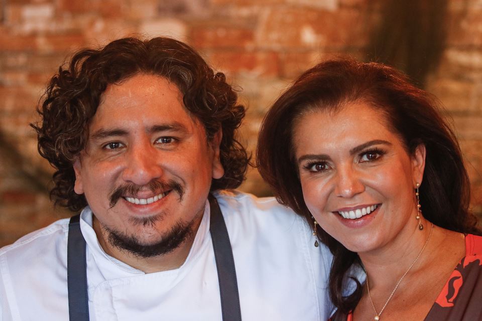 Chef Marco Espinoza e Ivone Carvalho