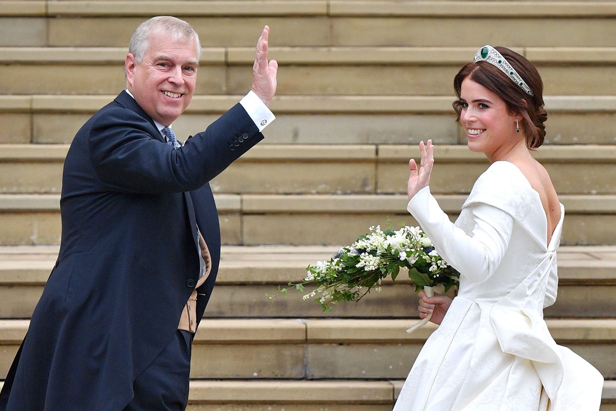 Príncipe Andrew e princesa Eugenie