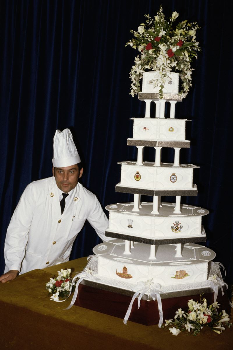 Bolo casamento princesa Diana e príncipe Charles