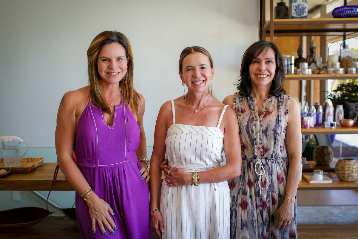 Claudia Salomão, Kika Cardoso e Cleucy Oliveira