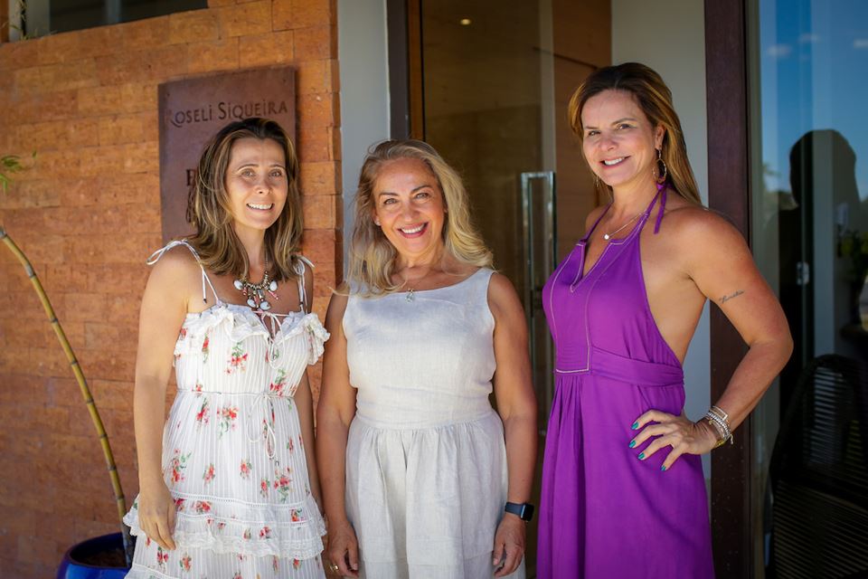 Priscilla Skaf, Roseli Siqueira e Claudia Salomão