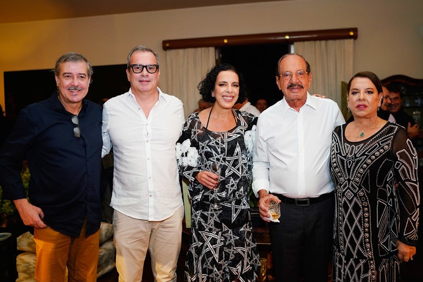 Jonnhy Drumond, Luisca Carvalho, Marília, Gilberto e Marta Salomão