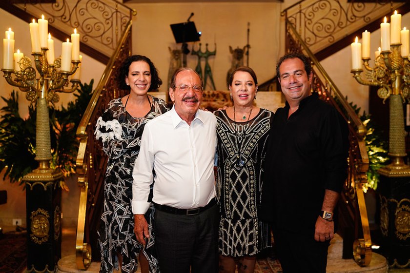 Marília, Gilberto, Marta e Márcio Salomão