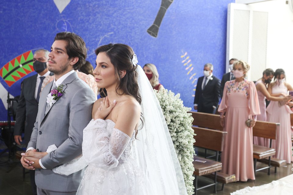 26/08/2021. Brasília-DF. Casamento Beatriz Venâncio e Leonardo Argolo. Fotos: Arthur Menescal/Especial Metrópoles