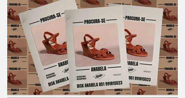 Campanha procura-se anabela