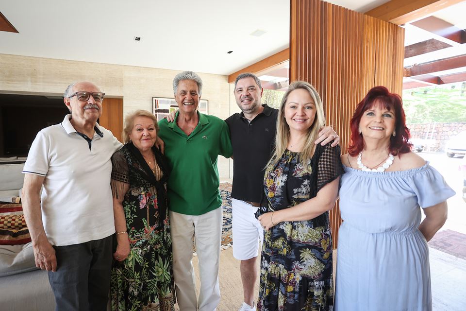 Leão Caio, Maria Edelmo, Marcio Flávio Ladeira Ricardo Martins, Adriana Martins e Lúcia Fittipaldi