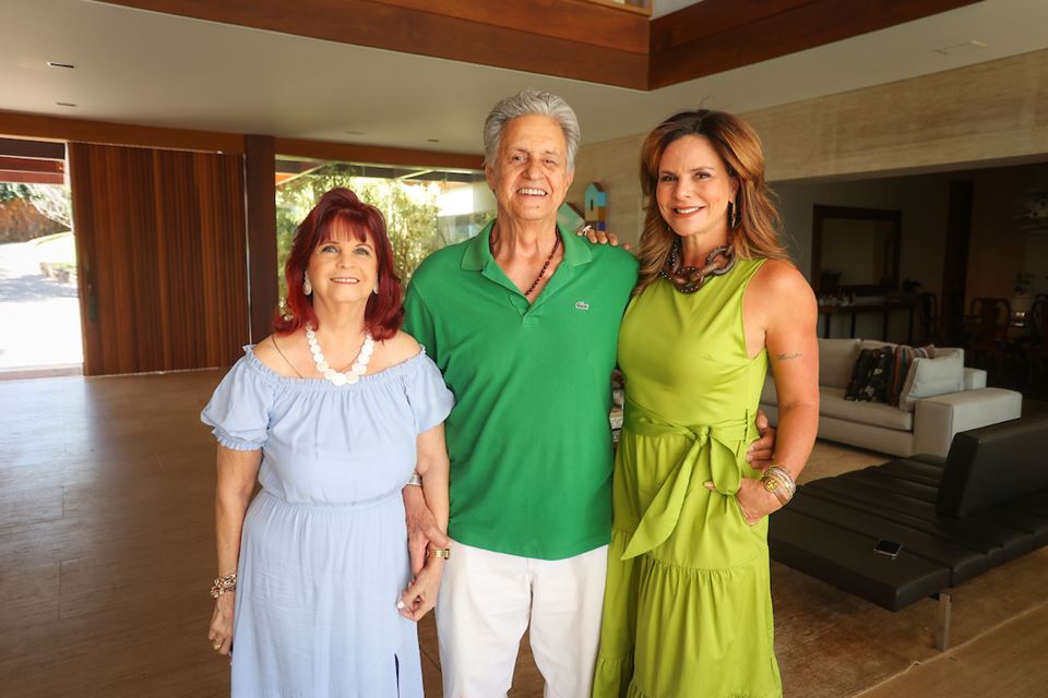 Lúcia Fittipaldi, Márcio Ladeira e Claudia Salomão