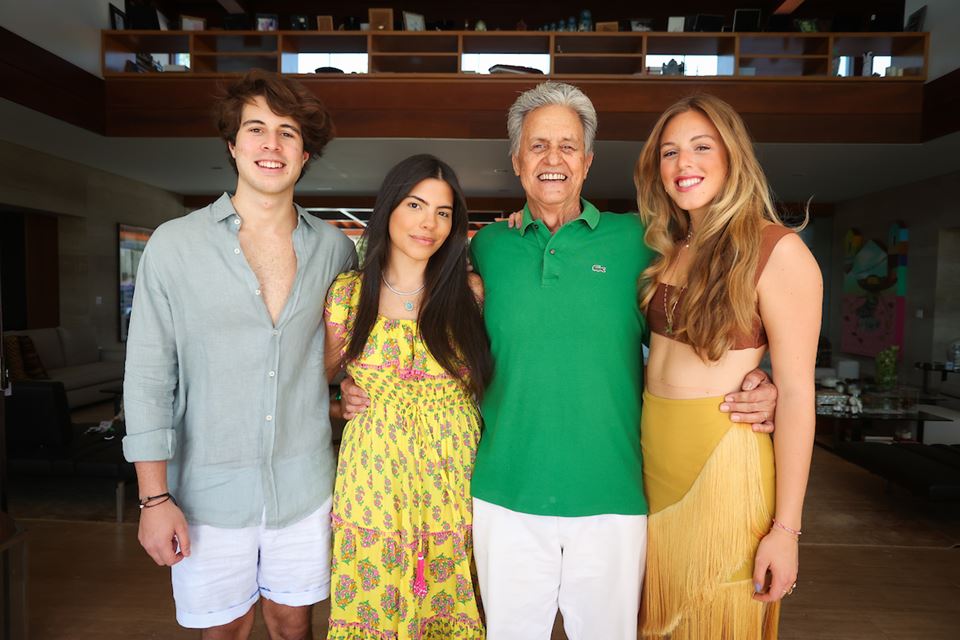 Gilberto Salomão Neto, Maria Victória Salomão, Márcio Ladeira e Maria Valentina Salomão