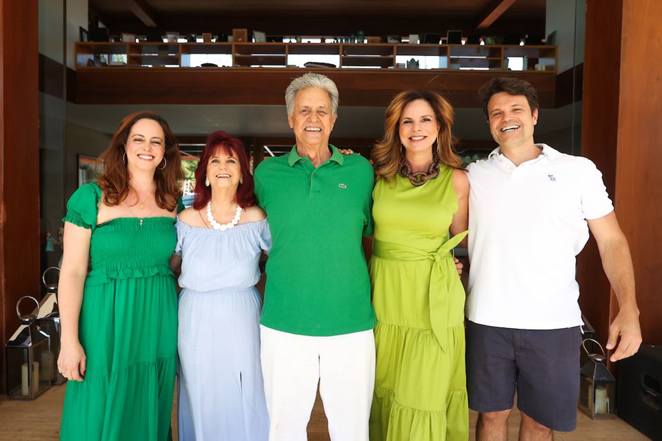 Paula de Farias, Lúcia Fittipaldi, Márcio Ladeira, Claudia Salomão e Rodrigo Fittipaldi