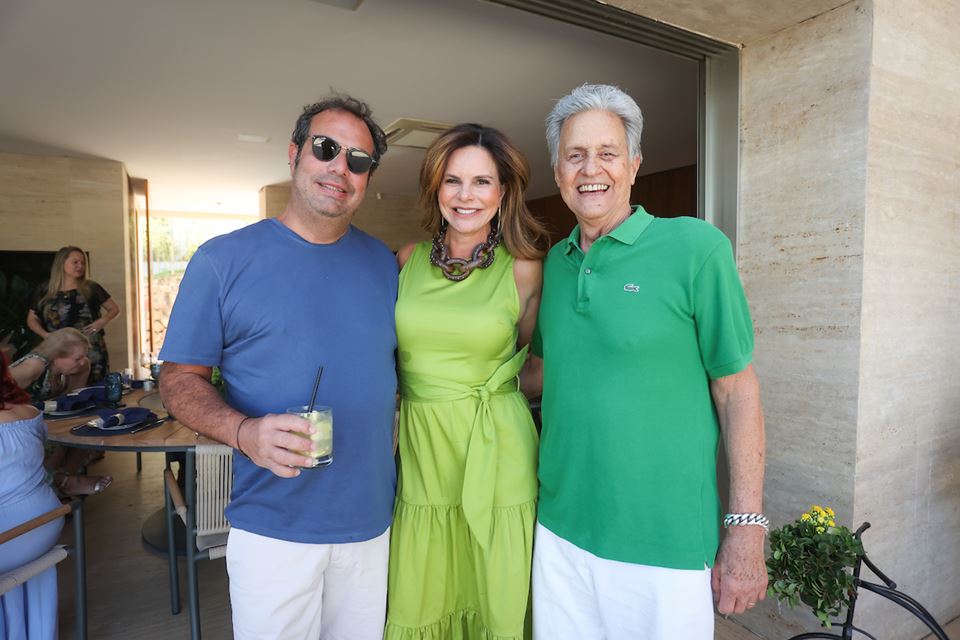 Márcio, Claudia Salomão e Márcio Ladeira