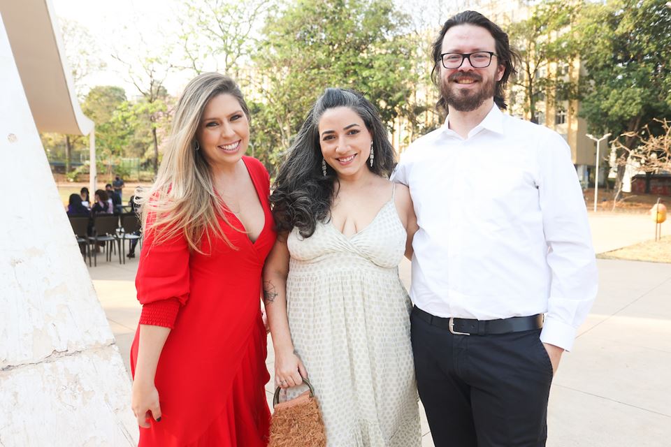 Natália Luz, Issa Fonseca e William Bacelar