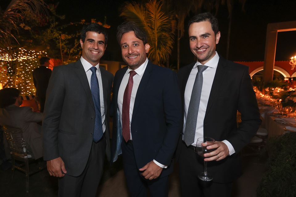 Jorge Paulo, Rafael Lopes e Bernardo Caiado