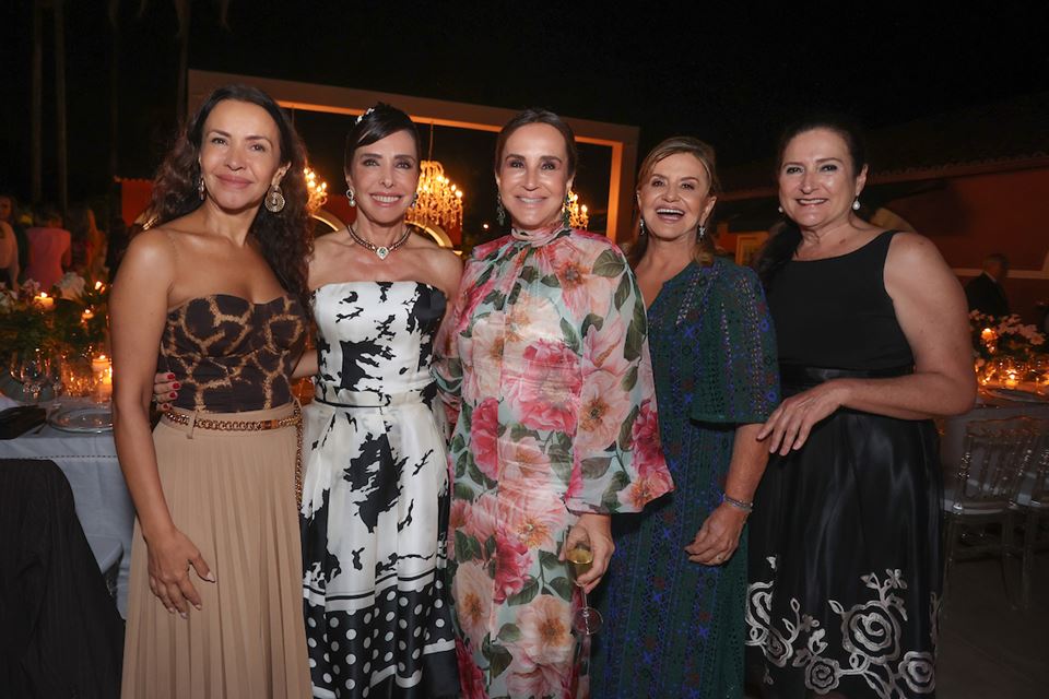 Claudia Meireles, Cleucy Oliveira, Maria Tereza Cavalcanti, Magda Cavalcante e Tâmara Bontempo