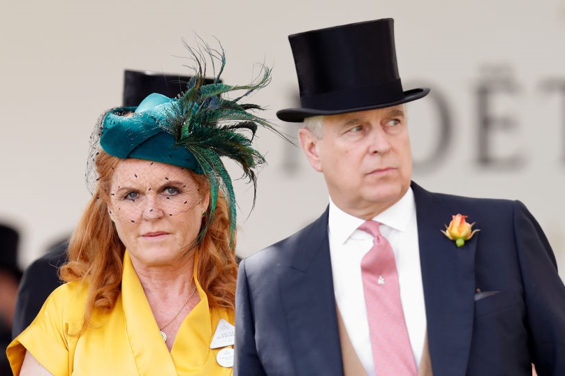 Sarah Ferguson e príncipe Andrew