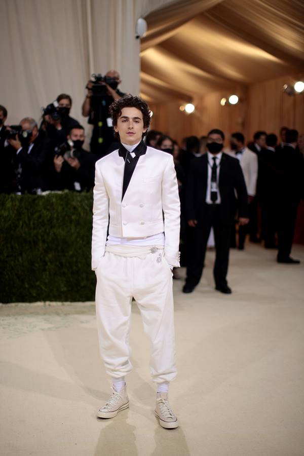 Timothée Chalamet no Met Gala 2021