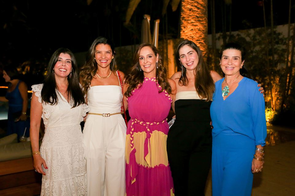 Anna Luisa Cascão, Bia Araújo, Marcela Villas Boas, Caroline Collor e Valéria Leão