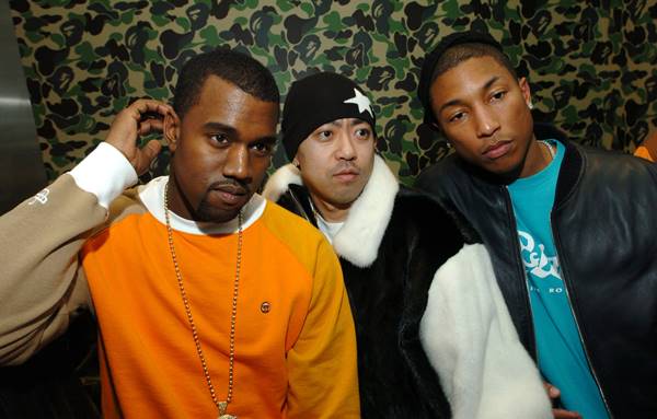 Kanye West, Nigo e Pharrell Williams