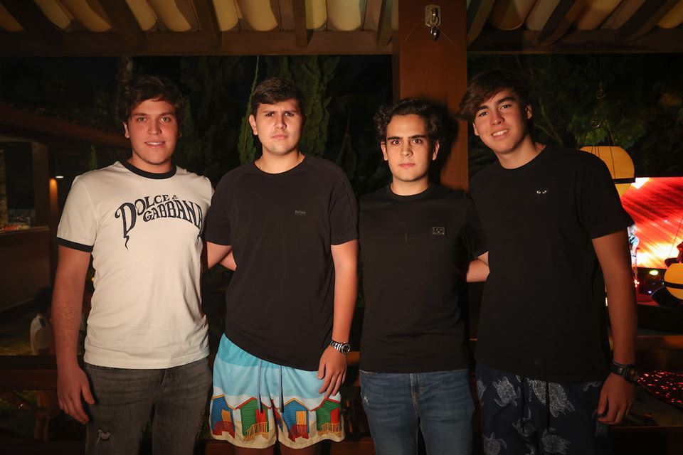 Thiago Morum, Felipe Morum, Ciro Tiecher e Luiz Guilherme Lim