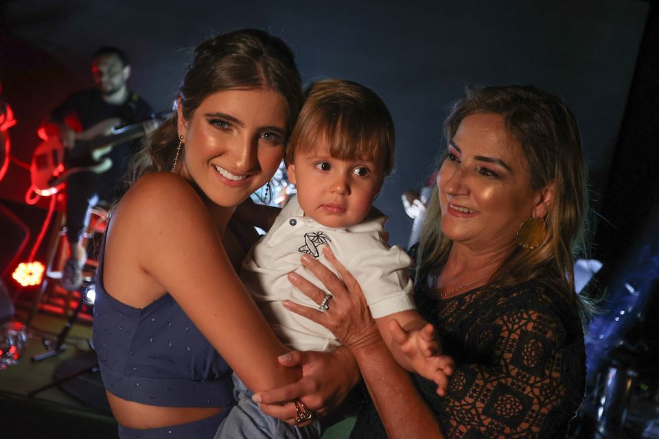 Maria Eduarda Maia, Lorenzo Araújo e Patrícia Almeida