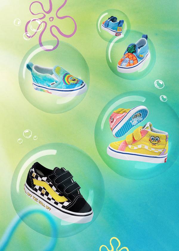 Tênis da Vans inspirados em Bob Esponja