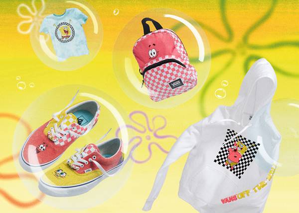 Peças da Vans inspiradas em Bob Esponja