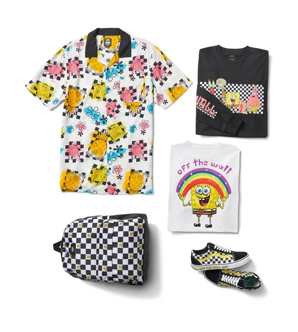 Peças da Vans inspiradas em Bob Esponja