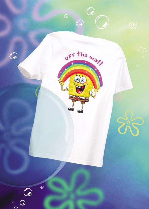 Camiseta da Vans inspirada em Bob Esponja