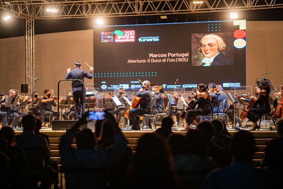 Concha Acústica celebra os 200 anos da Independência do Brasil