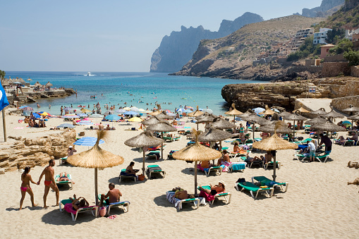 praia na Espanha