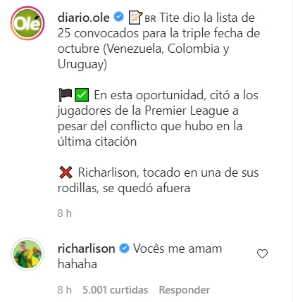 Richarlison Olé