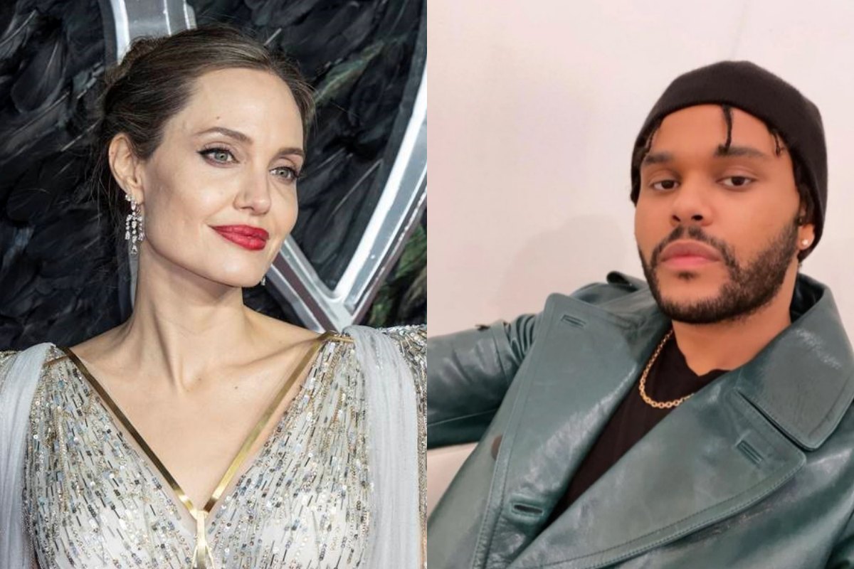 Angelina Jolie é flagrada com The Weeknd e esquenta rumores de affair |  Metrópoles