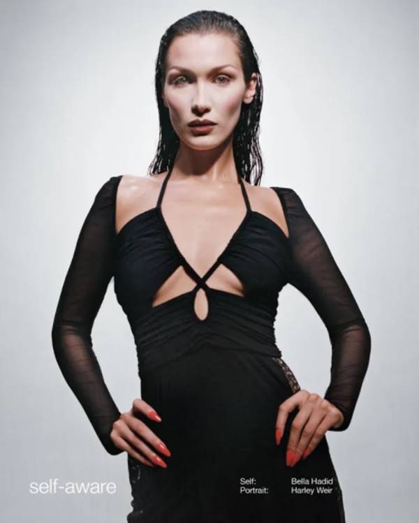 Bella Hadid em campanha da Self-Portrait