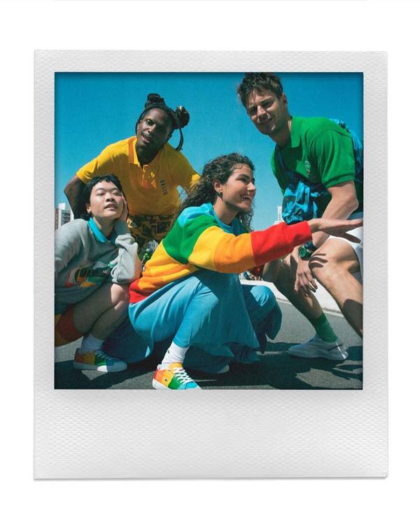 Campanha da Lacoste x Polaroid