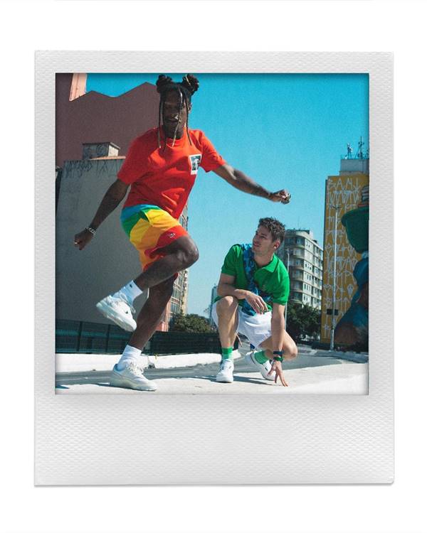 Campanha da Lacoste x Polaroid