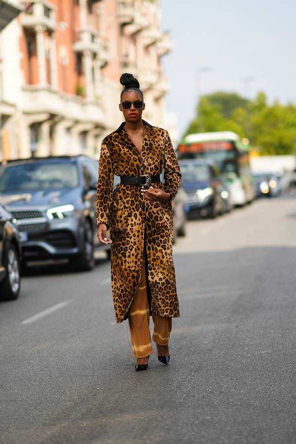 Animal print no street style