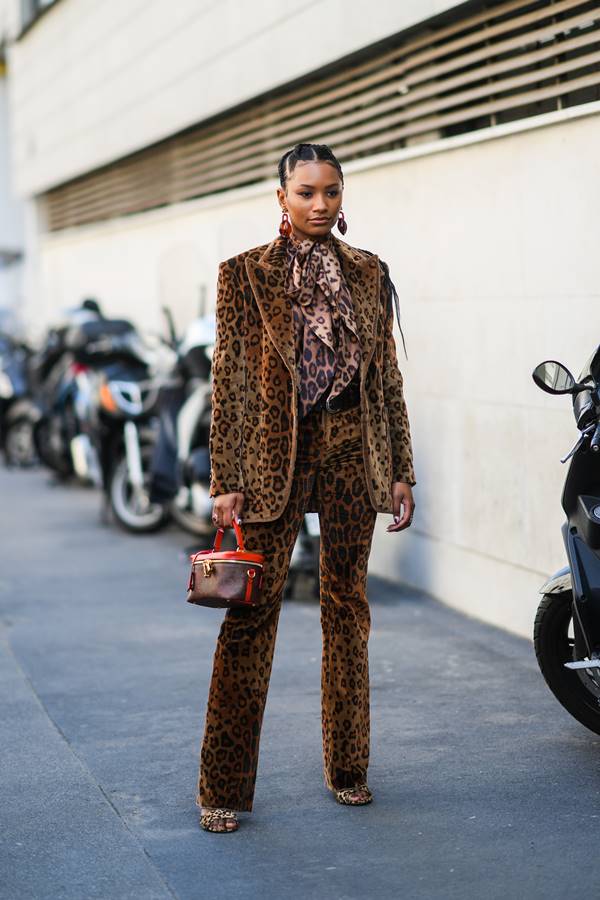 Animal print no street style