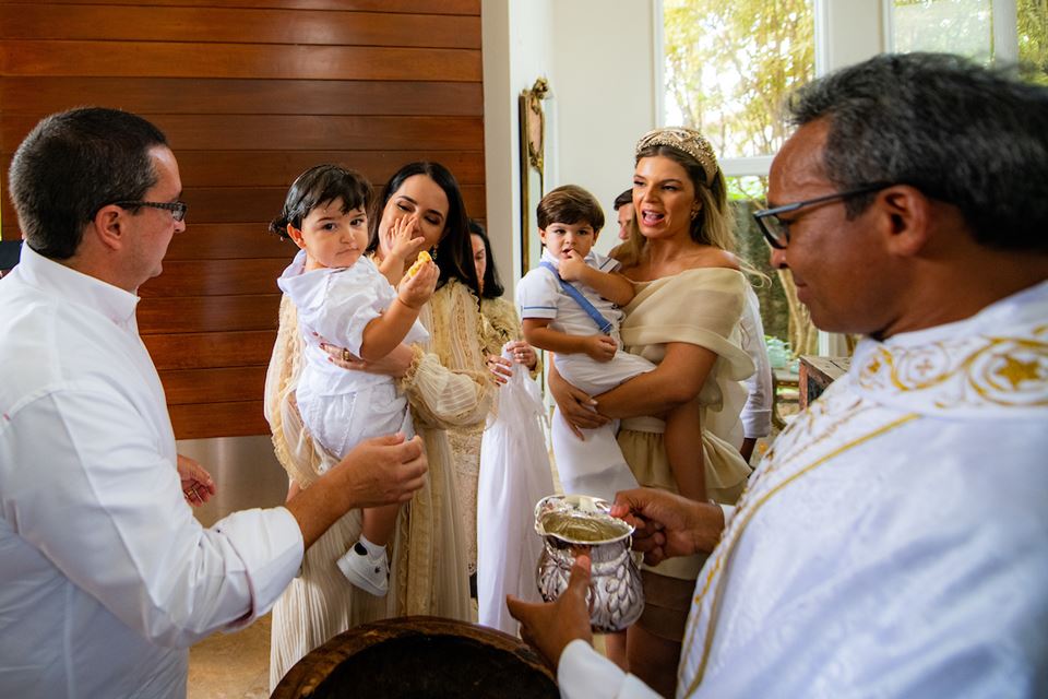 Maria Eduarda Portella Amorim e Juliano Amorim convidam para o batizado do filho Joaquim