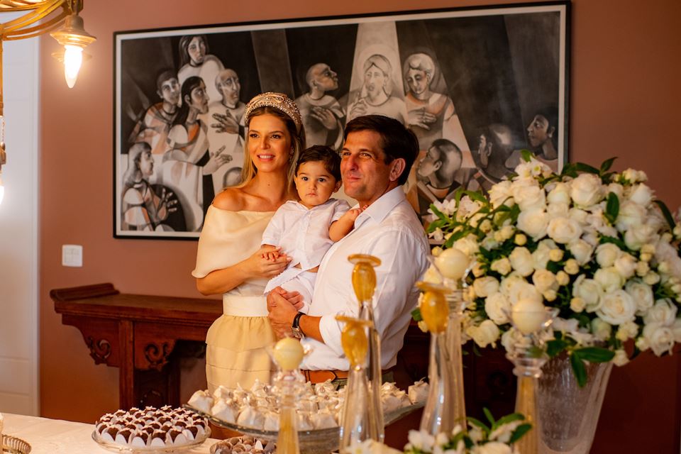 Maria Eduarda Portella Amorim e Juliano Amorim convidam para o batizado do filho Joaquim