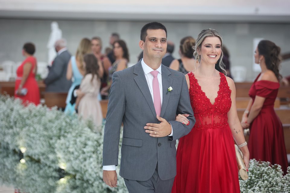 22/10/2021. Brasília-DF. Casamento Marina Nardelli e Rafael Barbosa na Catedral de Brasília. Fotos: Arthur Menescal/Especial Metrópoles