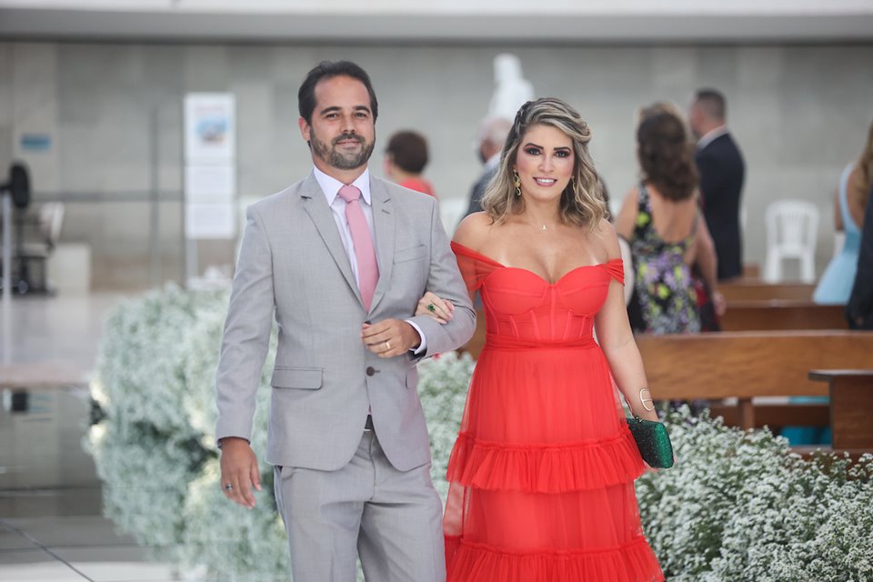 22/10/2021. Brasília-DF. Casamento Marina Nardelli e Rafael Barbosa na Catedral de Brasília. Fotos: Arthur Menescal/Especial Metrópoles