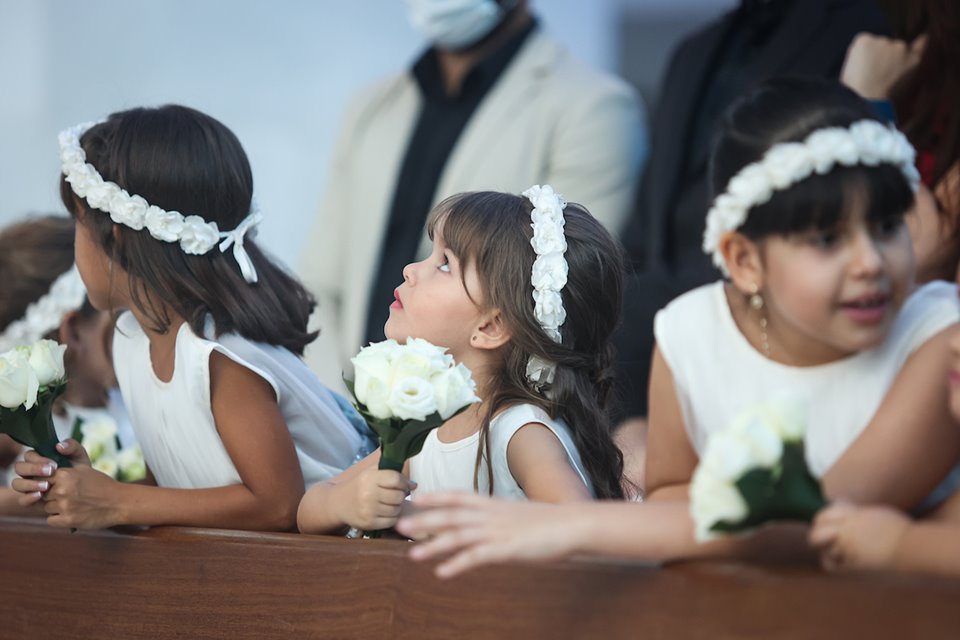 22/10/2021. Brasília-DF. Casamento Marina Nardelli e Rafael Barbosa na Catedral de Brasília. Fotos: Arthur Menescal/Especial Metrópoles