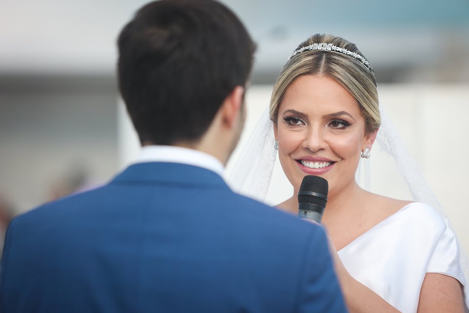 22/10/2021. Brasília-DF. Casamento Marina Nardelli e Rafael Barbosa na Catedral de Brasília. Fotos: Arthur Menescal/Especial Metrópoles