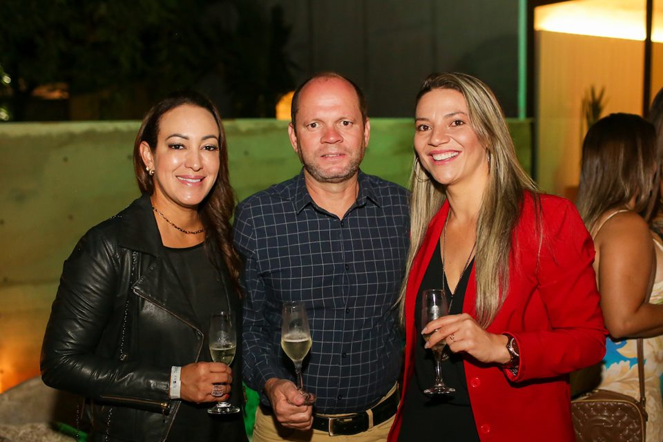 Paula Pereira, Darlei Silva e Maria Teresa