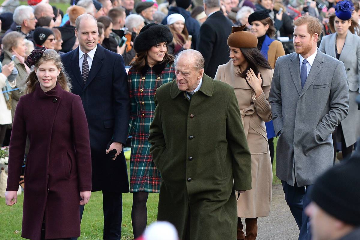 Lady Louise Windsor e príncipe Harry