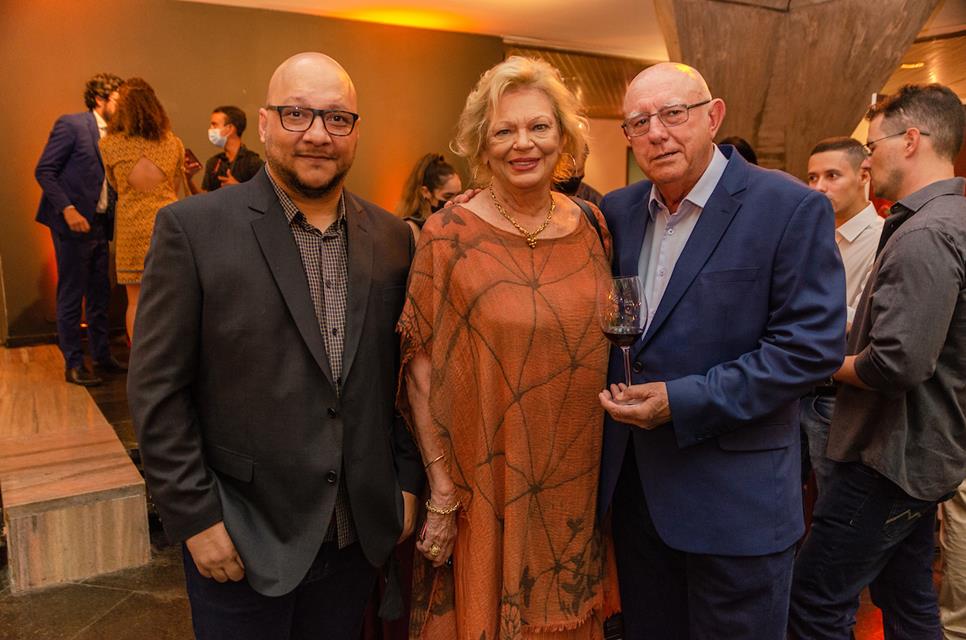 Rogério Santos, Liana Sabo e Benildo Perini