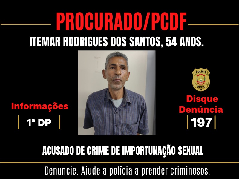 PCDF procura foragido