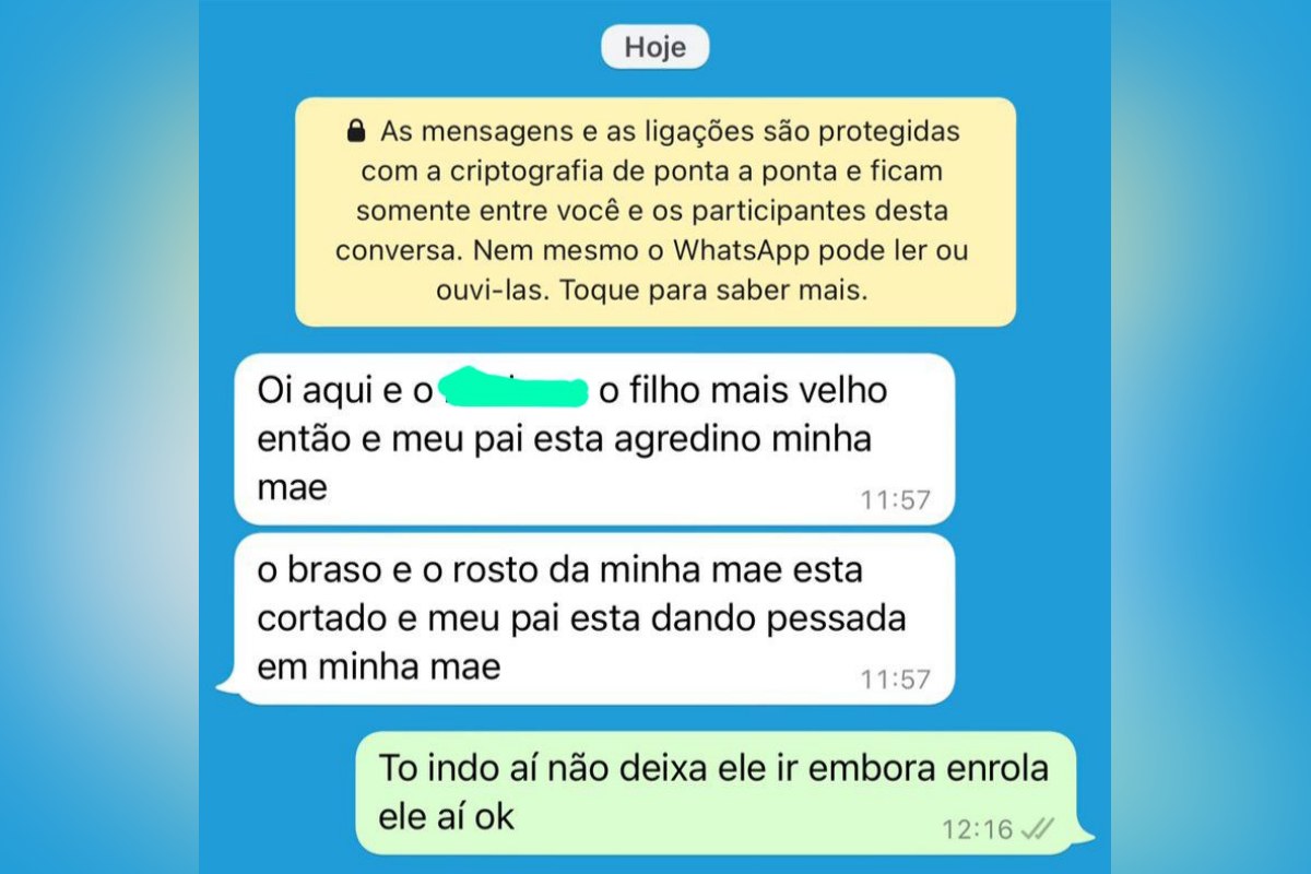 Pai é preso após filho denunciar violência doméstica por WhatsApp |  Metrópoles