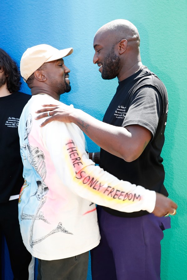 Kanye West e Virgil Abloh 